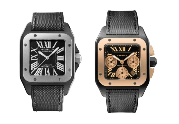 cartier santos 100 carbon