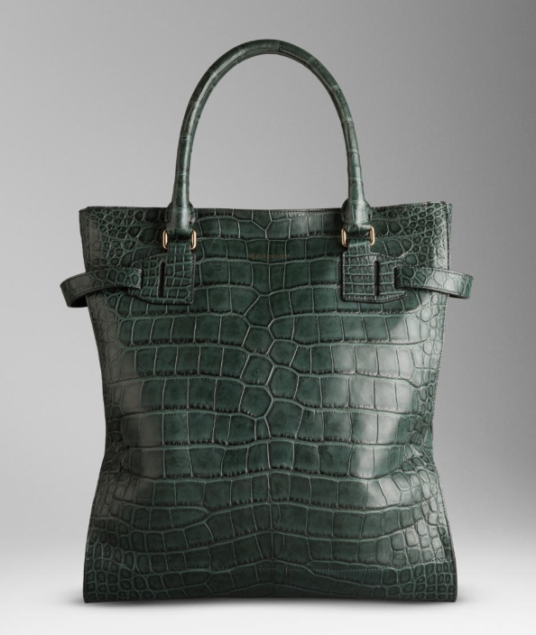 burberry bags shoes accessories-ss2012 alligator tote