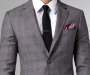 Suits are all about fit. If you're already fit, the cut of the suit accentuates your body. While a good tailor can hide your flaws, it's best you make it his job to bring out your best features.