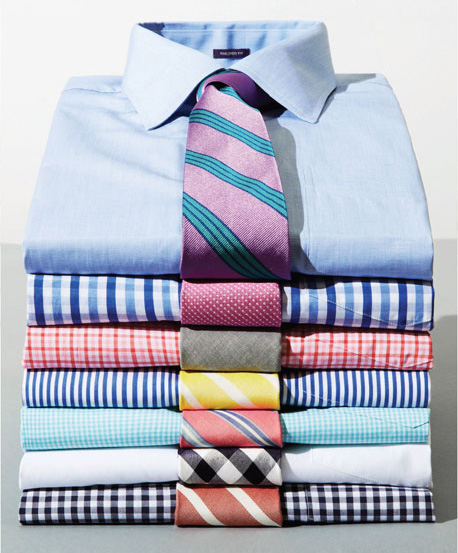 Bonobos Gentleman Collar Dress Shirt in Blue, Blue & White Check, Pink & White Check, Banker Stripe, Mini Turquoise Gingham, White, Navy Gingham. Contrast them up with these neckties-Kennebunkport, Welfeet, Saybrook, Cape May, North Haven, Ginghampton, Cape May