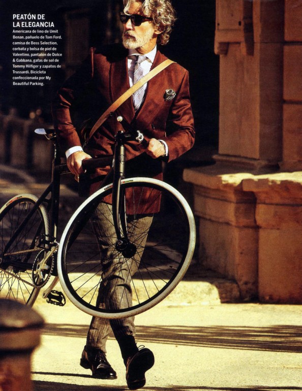 aiden shaw on bicycle